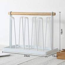 Negozio Hanks' Cucina Cremagliera Drenaggio Titolare Titolare Drenaggio Cremagliera Birra Vetro Vetro Acqua, Forma Z Disegno Del Supporto Bicchiere Capovolto For Alta Stabilità, Cremagliera Supporto D