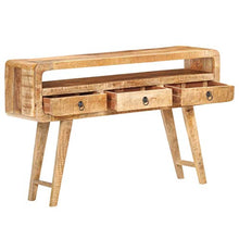 Tidyard Credenza Armadietto da Cucina di Legno Armadietto da Ufficio con 3 Cassetti Stile Vintage Mobiletto Ingresso 120x30x75 cm