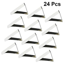 DOITOOL 24 PCS Tovaglia Clip di Triangolo in Acciaio Inox Clip di Tavolo da Picnic Tavolo della Copertura del Panno Morsetti Tovaglia Supporti per Picnic Tendoni Matrimoni Partito 5