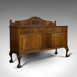 Antico Regency Revival Credenza Inglese, Fiamma Mogano, Vittoriano, C.1900