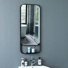 Bathroom mirror JWZQ Specchio a Parete per Bagno,Specchio Cosmetico,Specchio a Parete Rettangolare in Vetro per Parete per Arredamento Bagno