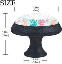 Modello blu arancione rosa corallo Pomelli per Porta Set di 4 Pomelli per Mobili Manopole per Cassetti Cucina Armadio Vetro