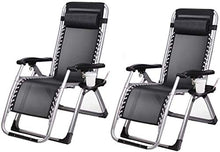 CCLLA Lettino Prendisole Leggero Sedie da Giardino Pieghevoli Set di 2 Sdraio Pieghevoli, Sedia da Giardino per Ufficio Beachning | Sedia a Sdraio Pieghevole Siesta | Heavy Duty Foldingner Beach C