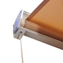 Outsunny Tenda da Sole Avvolgibile a Caduta Impermeabile Esterno Tessuto di Poliestere 180 × 70cm