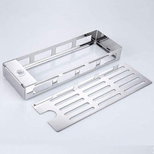 Lsmaa Doccia Caddies Scaffale Telescopico Doccia Scaffale d'angolo Scaffali per Bagno Cucina Tre Pavimenti a Muro montati a Parete con Tutti Gli Accessori Scaffali 60 cm / 24in