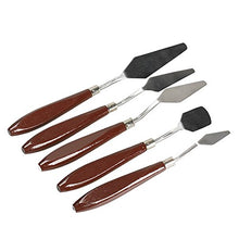 SaySure - 5pcs Stainless Steel Spatula Palette Knife Painting Mixing