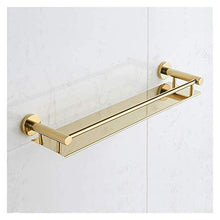 ZYNSGYYS Mensola Doccia Scaffale da Bagno Intero in Acciaio Inox 304 Scaffale da Bagno da Bagno da 19,6 Pollici (Oro) 1221