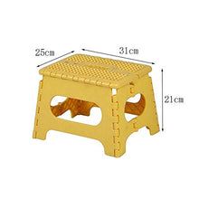 LLT Anti Slip Massaggio Pieghevole Passo Sgabello Leggero Portatile per Bambini e Adulti Cucina Giardino Bagno Può Contenere Fino a 100Kg,31X25X21Cm