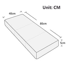 MZBZYU Cuscino Rettangolare da Esterno, Cuscino per panche E Panche in Ferro per Balcone Terrazzo, 80x40x5cm