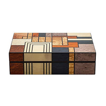 Minmin Cigar Box Idratante Gabinetto Legno di Cedro Fodera Grana del legno Parquet grande capacità alcoholized Cigar Box, 350x240x100mm accessori del sigaro (Size : 350x240x100mm)