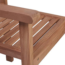 vidaXL Sedie da Giardino 2 pz con Cuscini Blu in Massello di Teak