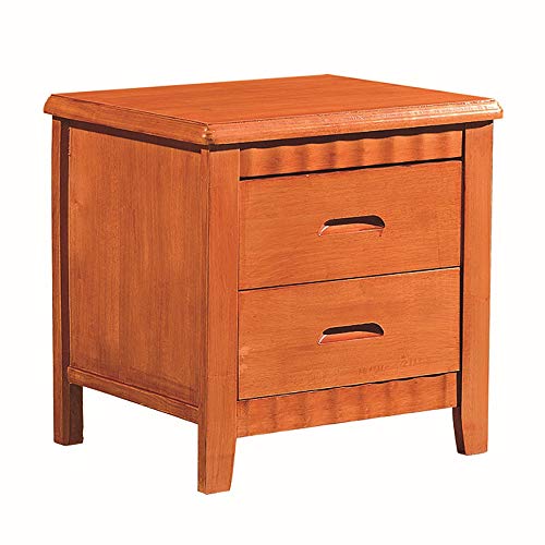 Heqianqian, comodino moderno e minimalista, armadietto da comodino, capienza: 51 x 42 x 51 cm, facile installazione, Legno, Marrone, taglia unica