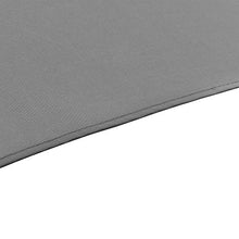 casa.pro] Ombrellone a semicerchio (Ø300cm) (Grigio) Ombrellone con manovella/Ombrellone da Mercato/Ombrellone da Giardino/Semicerchio