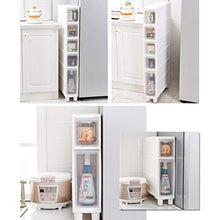 TXXM fabbricazione Cassettiera Cucitura armadio cassetto di stoccaggio slot armadio bagno cucina rack di stoccaggio (Colore: Bianco, Dimensioni: A)
