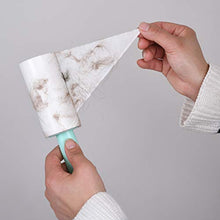 LLQM Sticky Hair Device, tearable Sticky Dust Paper, Clothes Hair Removal, Roller Brush Roller Type Stained Artifact, Cat Hair Cleaner
