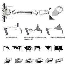 YCDZ Shade Sails Triangolo, Tende Impermeabili, 98% Impermeabile E Protezione UV Tende, per Giardini, Terrazze, Corde, Balcone Tettoie, Sun Shades (Rosa Rossa,3 x 4 x 5m)
