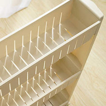 &ripiano di stoccaggio Scaffalature Mobili Creative Home Bagno Cucina Gap 3 strati di stoccaggio di finitura con cremagliera Scaffale di finitura