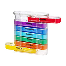 DOITOOL Contenitore per pillole da viaggio settimanale 28 scomparti portapillole organizer in plastica per medicine e medicinali, per viaggi HOM