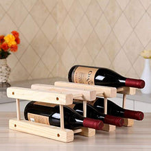 Portabottiglie per Vino Espandibile modulare Free Standing di Vino di Legno Rack da qualità di Legno Solido, Robusto Bottiglia Racking di immagazzinaggio Perfetto for la Cucina Scaffale per Vino