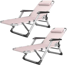 Attrezzatura domestica Lettino prendisole leggero Sedie da giardino pieghevoli Lettino prendisole Sedia a sdraio Set di 2 Lettini prendisole Zero Gravity Lettino pieghevole da giardino Sedia da spi