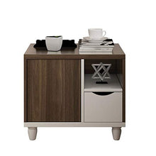 FEANG Moda Comodino Comodino Comodino Moderno armadietto Multifunzionale Armadio Armadio per armadietto, tavolino con cassetti e scaffale