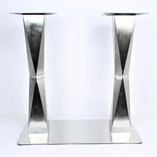Base tavolo, 72 cm, telaio tavolo, telaio in acciaio inossidabile, piede piazza, "Bochum""