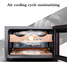 Umidificatori Humidor Armadio di Controllo Dell'umidità Idratante Elettronico del Frigorifero Domestico Portasigari con Mensola in Legno di Cedro Piccolo Mini Armadio Rosso Termostatico per Sigari