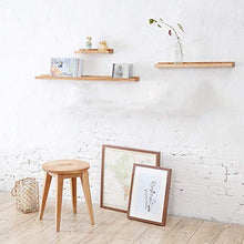 RCLD Una partizione Tastelesshlr-Mensola di Legno Solido Legno di Blocco specifico Riferimento Taglie visualizzazione Bookshelf Superficie Liscia Staffa di Legno, Materiale: Quercia (Size : 300mm)