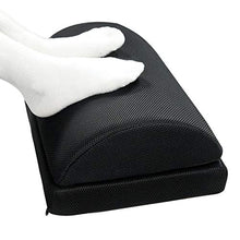 Yizhet Poggiapiedi da Scrivania, Cuscino Poggiapiedi Regolabile Poggiapiedi Antiscivolo Cuscino Ergonomico per Poggiapiedi con Schiuma Poggia Piedi per Ufficio, Casa, Viaggi(45 x 30 x 15 cm)