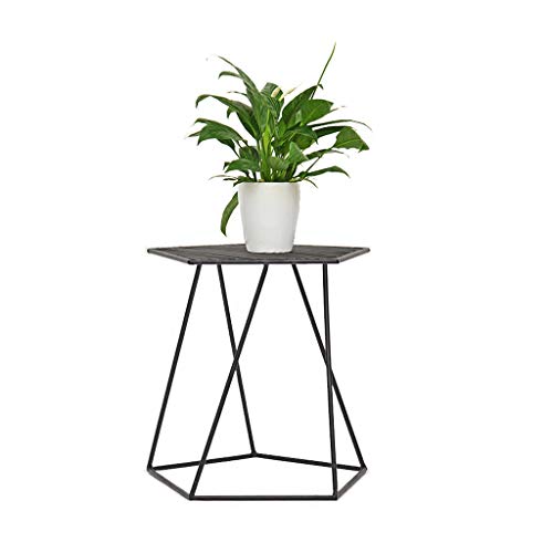 Yyqx Comodino Tavolino da caffè Creativo Nordico, Semplice Soggiorno in Ferro battuto, tavolino in Metallo Personalizzato Comodini Letto