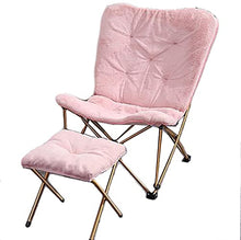 Bias&Belief Poltrona Reclinabile Rosa Blu Grigio Staccabile con Poggiapiedi per 4 Stagioni Pesca da Spiaggia All'aperto Sedia Morbida Sedia per Donna Incinta Carico Massimo 125 K,Rosa