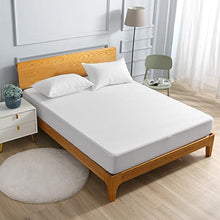 Bedecor Impermeabile Coprimaterasso Matrimoniale in Flanella di Tessuto Spugna 160x200, 100% Cotone Proteggi Materasso, Silenzioso, Traspirante