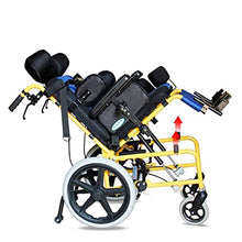 Sedia A Rotelle Regolabile, Leggera, Medica, Ergonomica, Mezza Sdraiata, Sedia A Rotelle, Sedia A Rotelle Multifunzionale per Paralisi Cerebrale, Sedia A Rotelle per Bambini, Bambini Disabili, Adulto