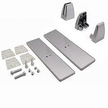 MOKY Rimovibile Office Desk Divisori divisorio Staffa di Supporto Mensola della Clip dello Schermo di segretezza Morsetto divisore starnuto Gaurd per Vetro o Acrilico, 2pcs