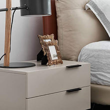 RKRZLB Comodino Bianco Camera da Letto Cassettiera Moderno con 2 Cassetti 21.6x16.1x16.1inch Cassettiere Cameretta