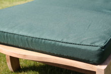 Cuscino per sedie a sdraio da giardino, per giardino, 95 x 45 x 35 cm, colore: verde
