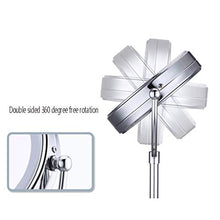 ADSE Specchio cosmetico, Specchio per Il Trucco da toeletta con 1x / 3X, 6 '' 360 Gradi; Specchio ingranditore Girevole, Specchio da Bagno con Stile Simile al Cristallo