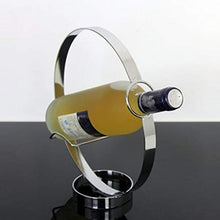 FOReverweihuajz Moderno Cerchio In Acciaio Inox Vino Stand Ristorante Tavolo Portabottiglie Cucina Pranzo
