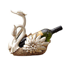 LHQ-HQ Bottiglia di Vino Wine Rack Rack Domestica Environmental Protection Resina Wine Rack Swan Bottiglia di Vino Shelf Decoration personalità Creativa Wine Rack