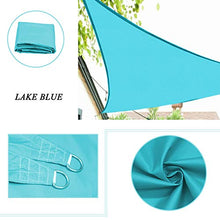 Protezione Parasole Tenda Vela Triangolare -tende Da Sole,Campeggio -Balcone,Tenda A Vela Triangolo,tende A Vela Per Esterno,Buon Isolamento Termico,Tenda Parasole Da Giardino,giallo • Verde • Blu Vel