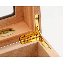 NIHAOA Accessori del Sigaro Corrosione Superficiale Legno di Cedro Idratante di Sicurezza - Viaggi Cigar Humidor Cedar Wood igrometro Manuale Cigar Humidor Buon apporto di umidità