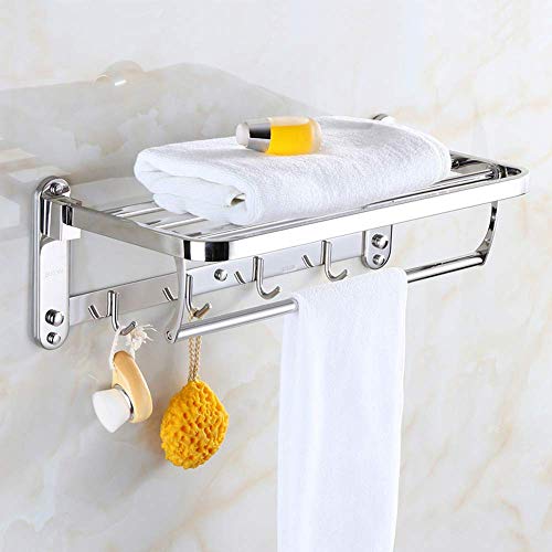 WLVG Portasciugamani da Parete, portasciugamani da Bagno, portasciugamani per Bagno, Hotel, Balcone, ECC