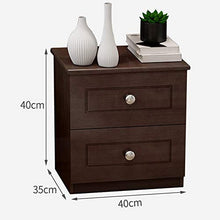 H-CAR Comodino in Legno massello Armadietto Moderno Semplice, Comodino Camera da Letto con armadietto