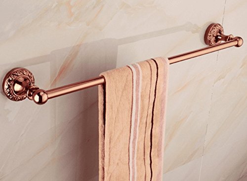 MBYW Portasciugamani Moderno Minimalista Portasciugamani Elegante per Il Bagno di Moda Porta Asciugamani/Asta portasciugamani/Oro Rosa/pensile/mensola Bagno  Adatto per Bagno,Cucina, Ufficio