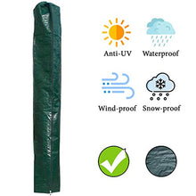 Patio Plus - Copertura per ombrellone da giardino, 160 x 24 x 24 cm, impermeabile, in tessuto, colore: Verde