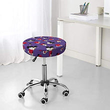 Copertura rotonda per sgabello da bar Topolino per sedia e sedia, lavabile, elastica, per sgabelli rotondi da 35,6 cm
