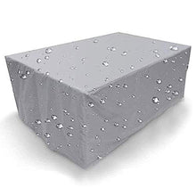 Infilm, copertura per mobili da giardino, copertura sezionale per tavolo sedia divano impermeabile e neve, resistente al vento, resistente allo strappo, 200 x 150 x 69 cm