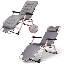 SHUAIIJUAN Sedia per il tempo libero domestico Sedie a sdraio esterna Sdraio reclinabile Reclining pieghevole Zero Gravity con staccabile ammortizzatori Giardino Sedia for piscina Backyard and Beach,