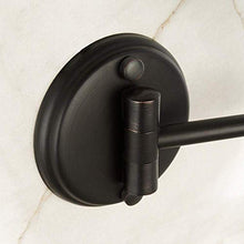 CENPEN Specchio cosmetico Vanity Nero Retro Europeo 20,3 cm Specchio Trucco 3 volte Ingrandimento Specchio Telescopico (Colore: Nero, Dimensioni: 8" 3X)
