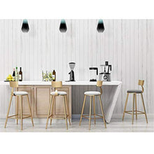 Sedia da banco Nordic Bar Sgabello in ferro battuto creativo Golden Dining Chair per bar ristorante bar con schienale seggiolone morbido e confortevole cuscino passo sgabello da bar Sgabello alto sgab